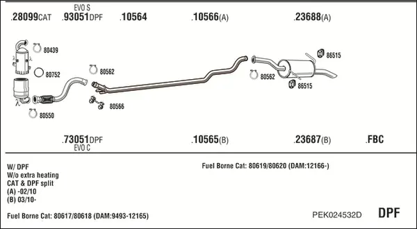 Изпускателна система WALKER              