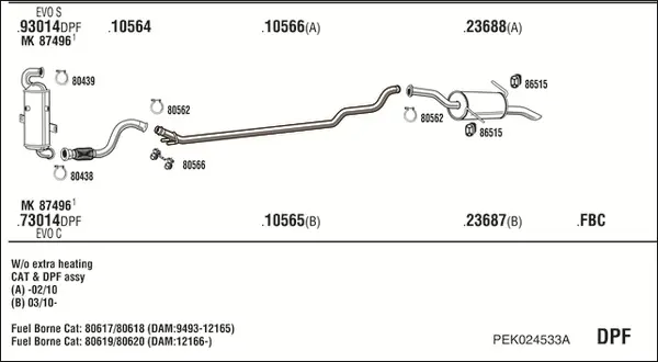 Изпускателна система WALKER              