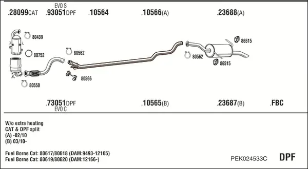 Изпускателна система WALKER              