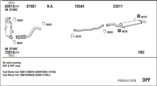 Изпускателна система WALKER              