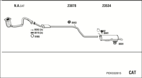 Изпускателна система WALKER              