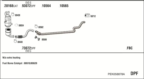 Изпускателна система WALKER              