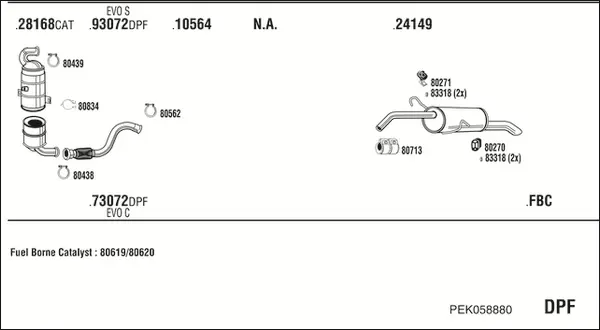 Изпускателна система WALKER              