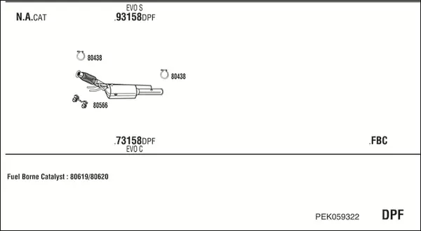 Изпускателна система WALKER              