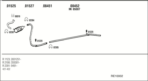 Изпускателна система WALKER              