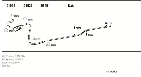 Изпускателна система WALKER              