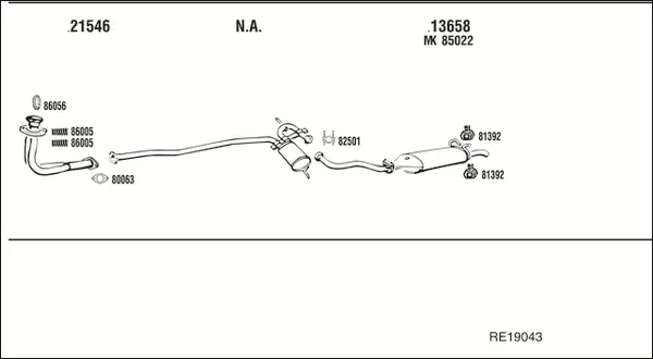 Изпускателна система WALKER              