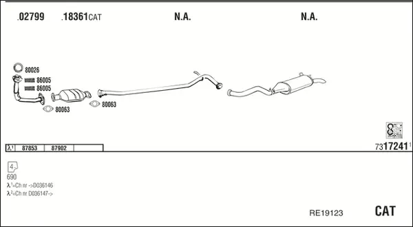 Изпускателна система WALKER              