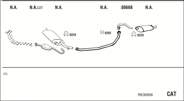 Изпускателна система WALKER              