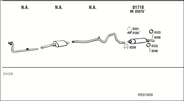 Изпускателна система WALKER              