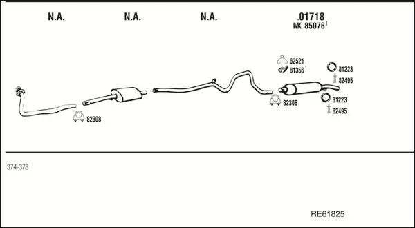 Изпускателна система WALKER              