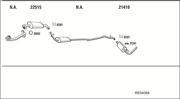 Изпускателна система WALKER              