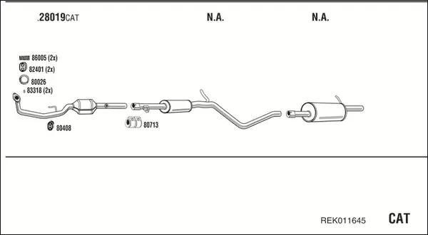 Изпускателна система WALKER              