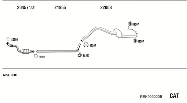 Изпускателна система WALKER              