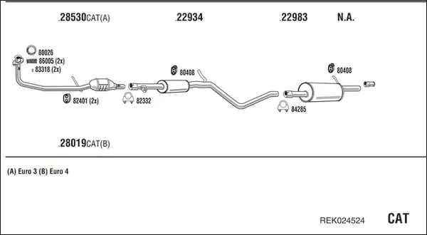 Изпускателна система WALKER              