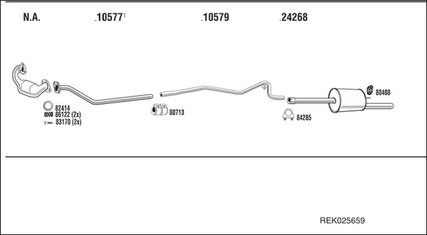 Изпускателна система WALKER              