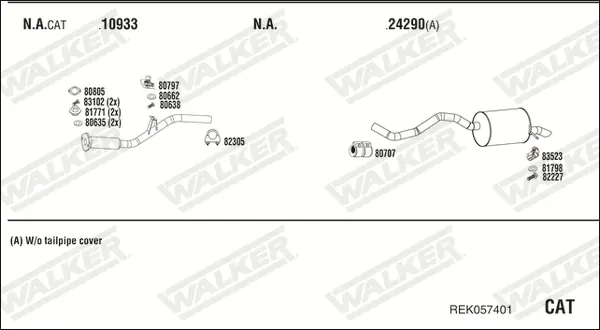 Изпускателна система WALKER              