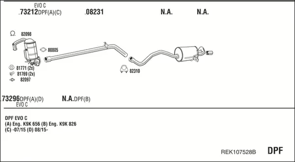 Изпускателна система WALKER              