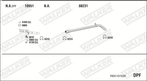 Изпускателна система WALKER              