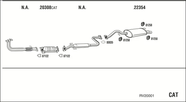 Изпускателна система WALKER              