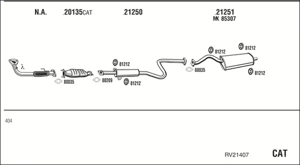 Изпускателна система WALKER              