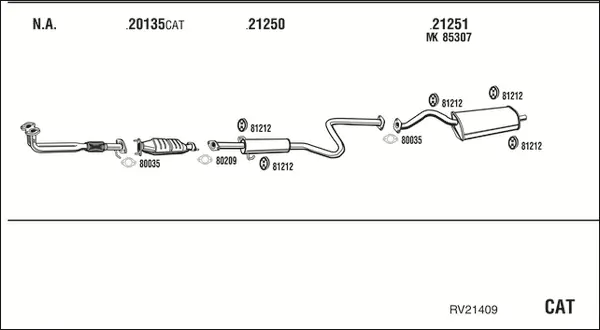 Изпускателна система WALKER              