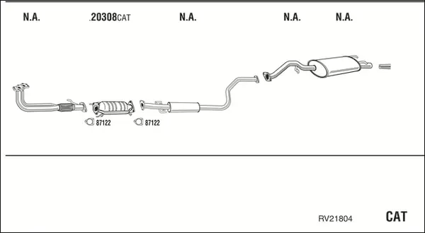 Изпускателна система WALKER              
