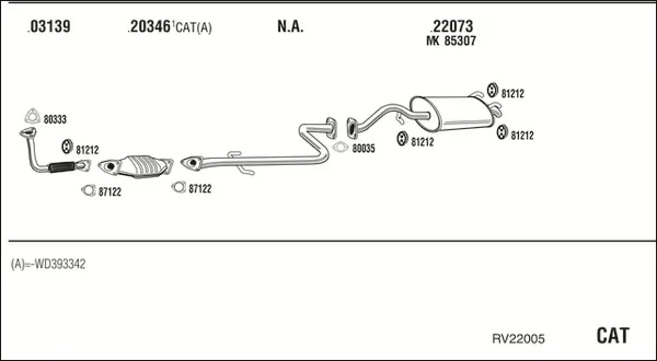 Изпускателна система WALKER              