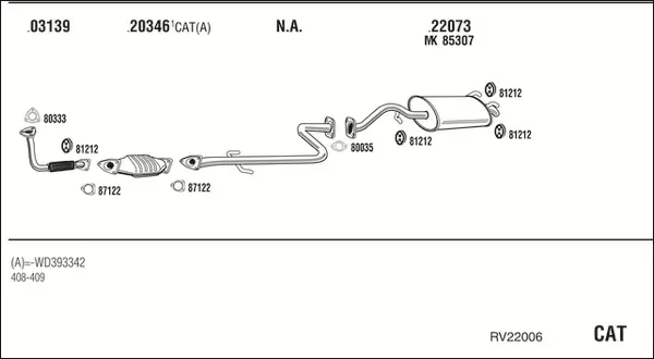 Изпускателна система WALKER              