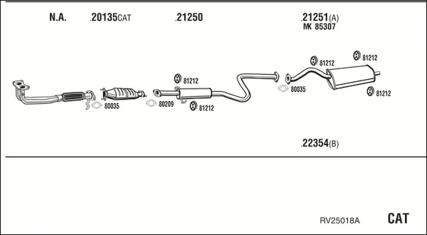 Изпускателна система WALKER              