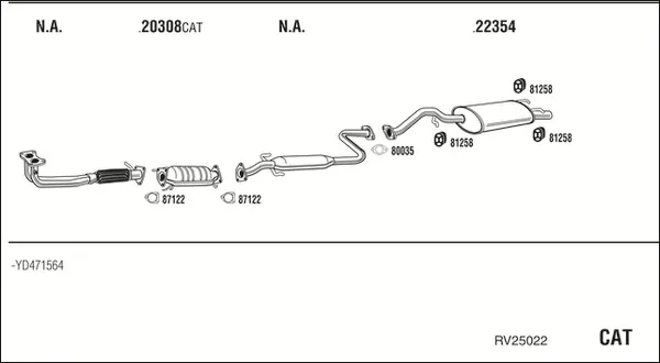 Изпускателна система WALKER              
