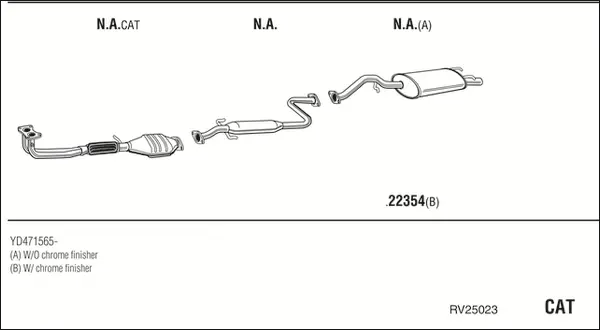 Изпускателна система WALKER              