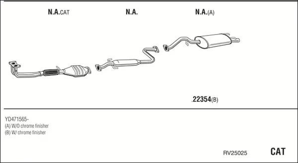 Изпускателна система WALKER              