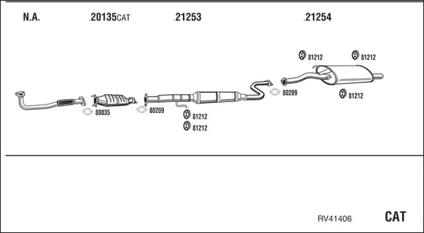 Изпускателна система WALKER              
