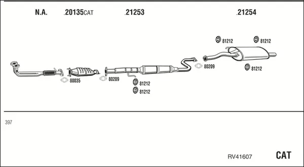 Изпускателна система WALKER              