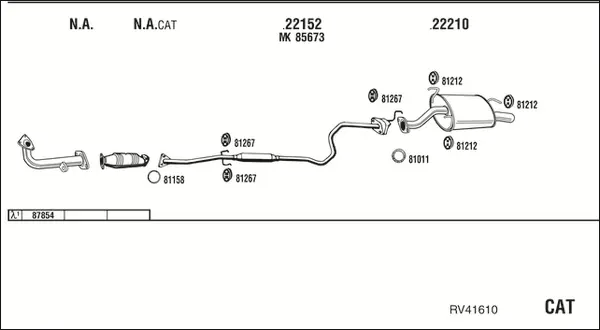 Изпускателна система WALKER              