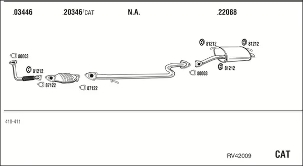 Изпускателна система WALKER              