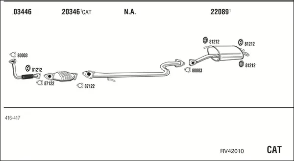 Изпускателна система WALKER              