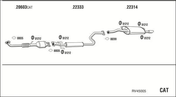Изпускателна система WALKER              