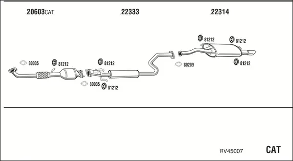 Изпускателна система WALKER              