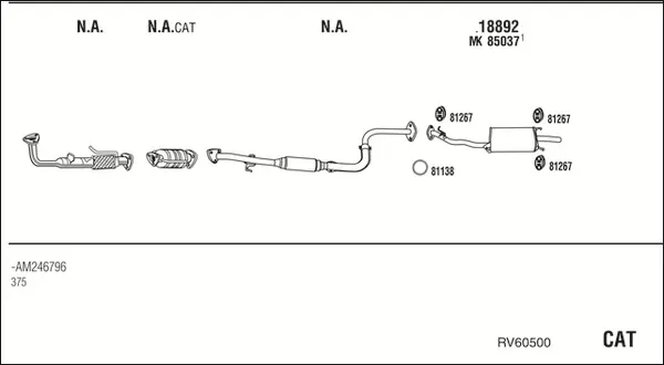 Изпускателна система WALKER              
