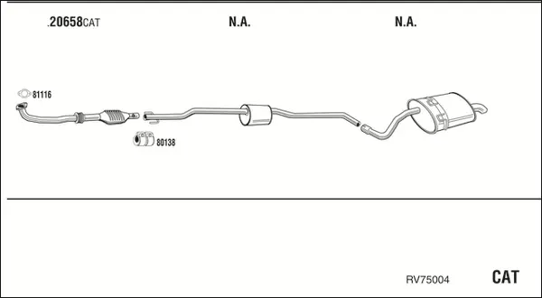 Изпускателна система WALKER              