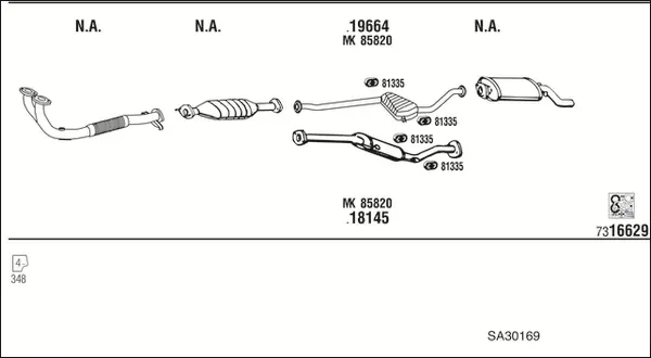 Изпускателна система WALKER              