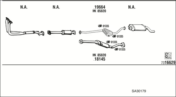Изпускателна система WALKER              