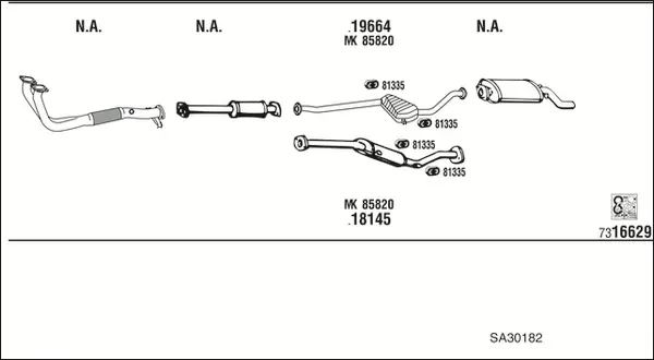 Изпускателна система WALKER              