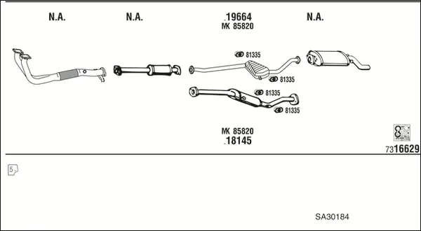 Изпускателна система WALKER              