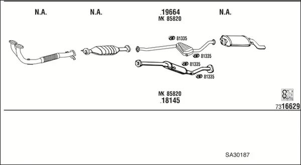 Изпускателна система WALKER              
