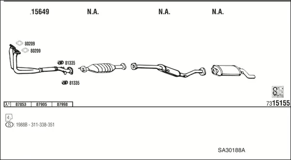 Изпускателна система WALKER              