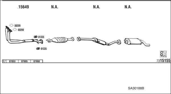 Изпускателна система WALKER              