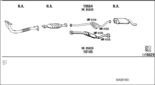 Изпускателна система WALKER              